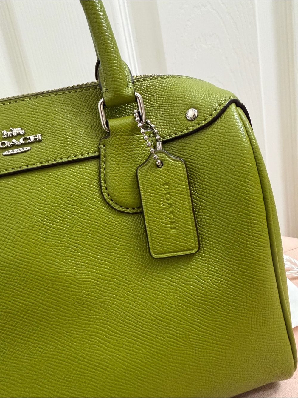 Coach Mini Bennett in Dark Lime - Picture 12 of 12